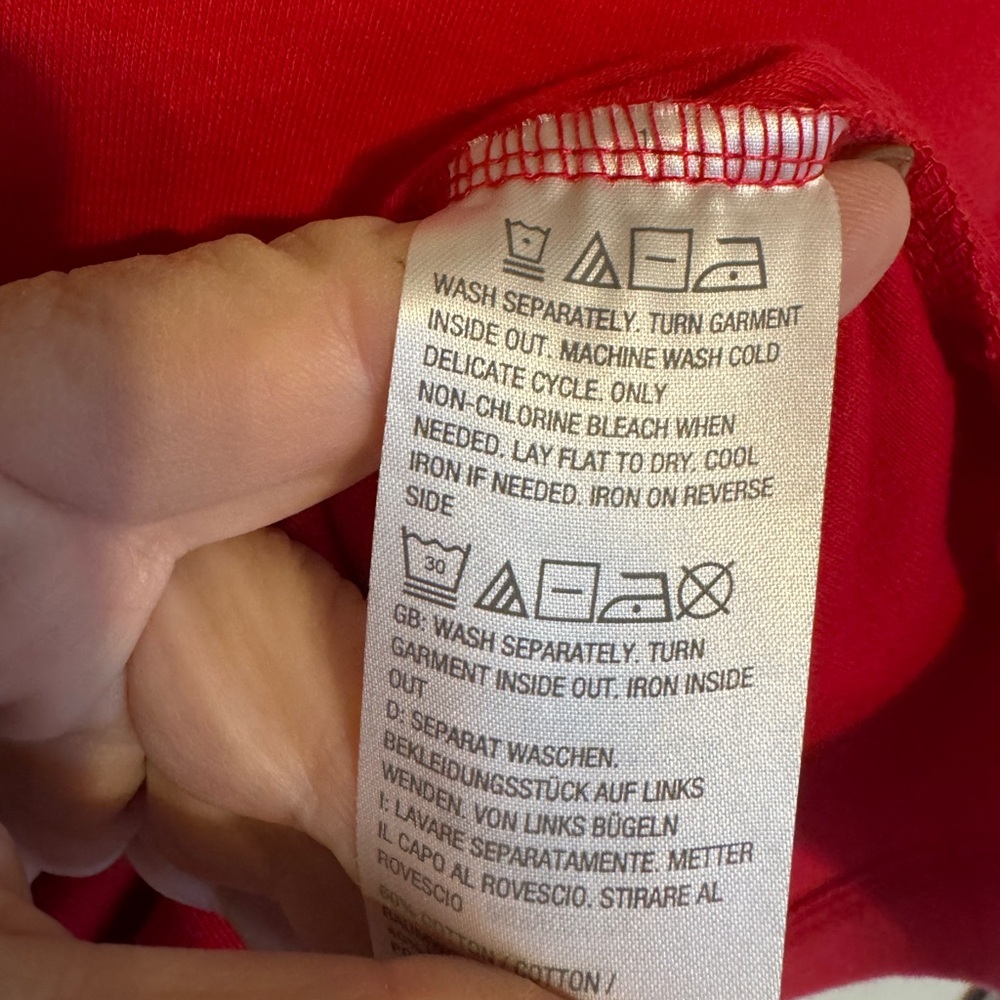 Quacker Factory Red Short Sleeve Square Neck Top   PLUS 1X     #A - Picture 6 of 7